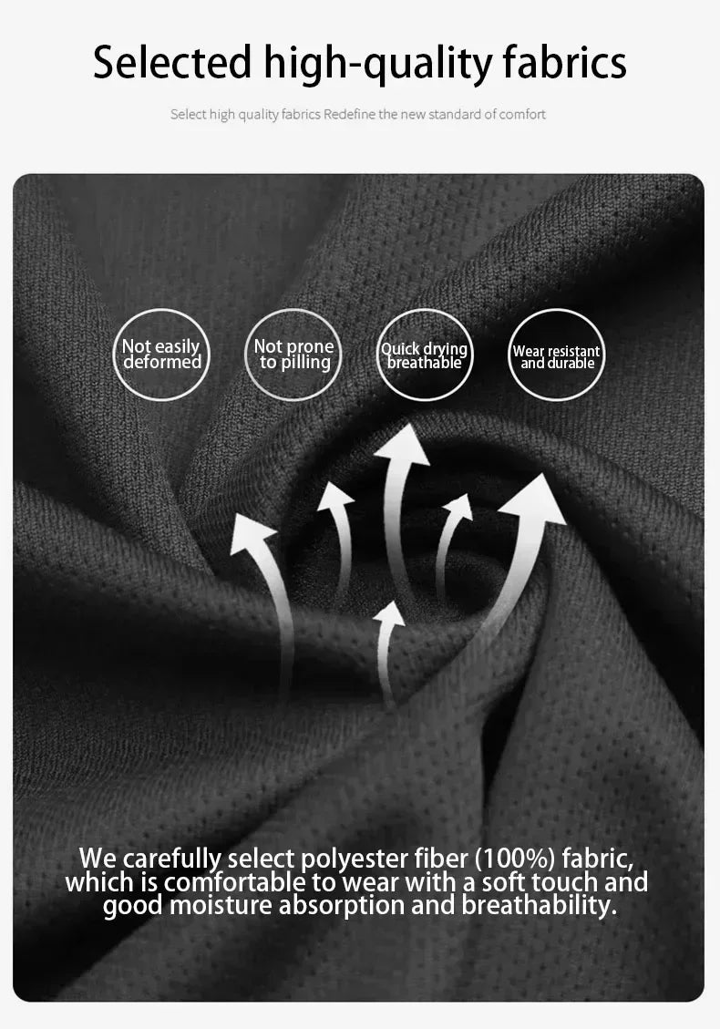 Men's 2-Piece Tracksuit Casual Sportswear Set Short Sleeve T-Shirt + Shorts Quick Dry Breathable Gym Fitness Running Outfit
