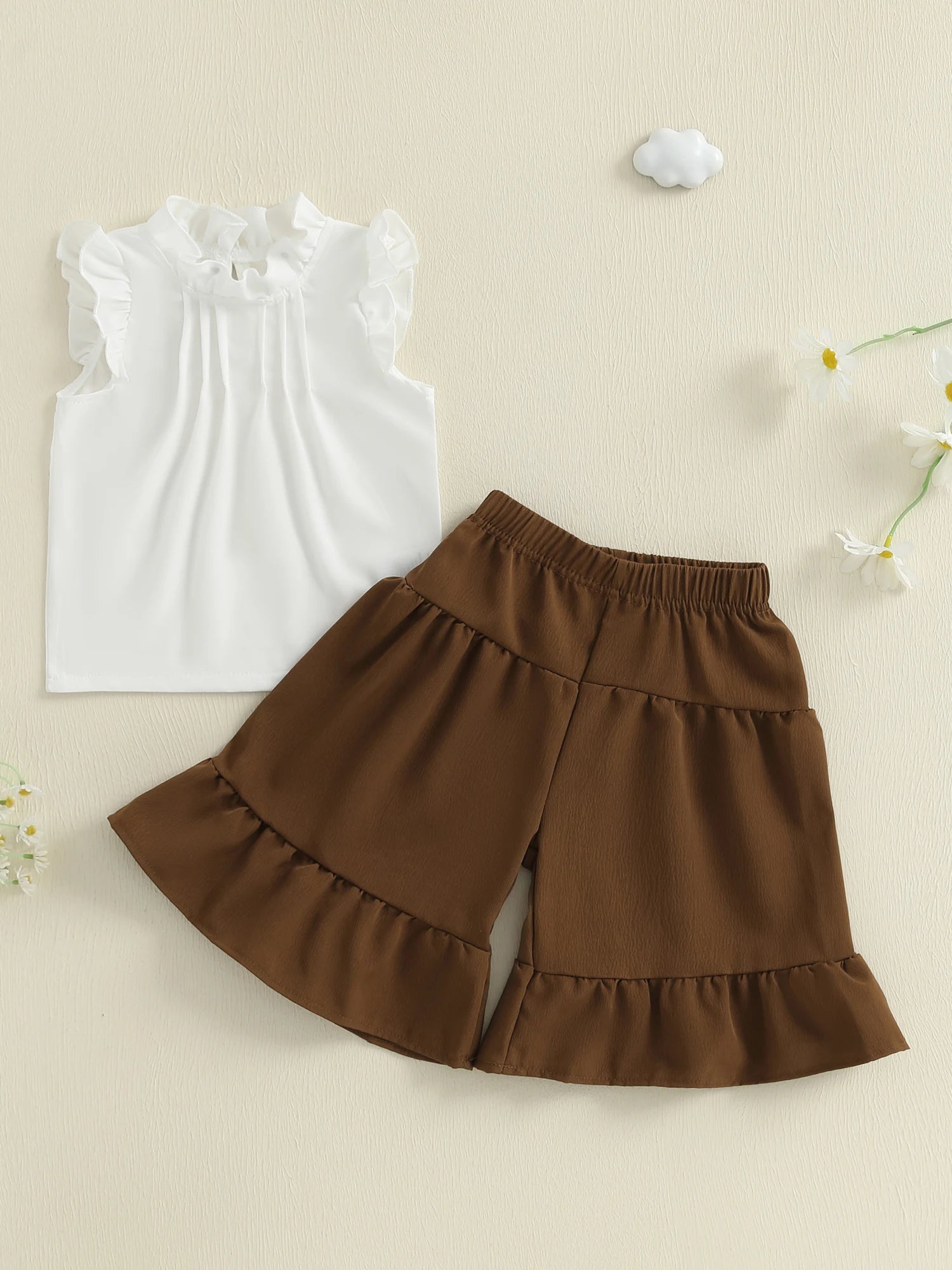 Ruffle Floral Toddler Summer Set