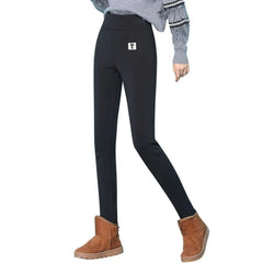 Push Up Warm Fleece Lined Thermal Slim Thicken High Waist Women Leggings Lambwool Pants Hip Lifting Pants Fitness Leggings