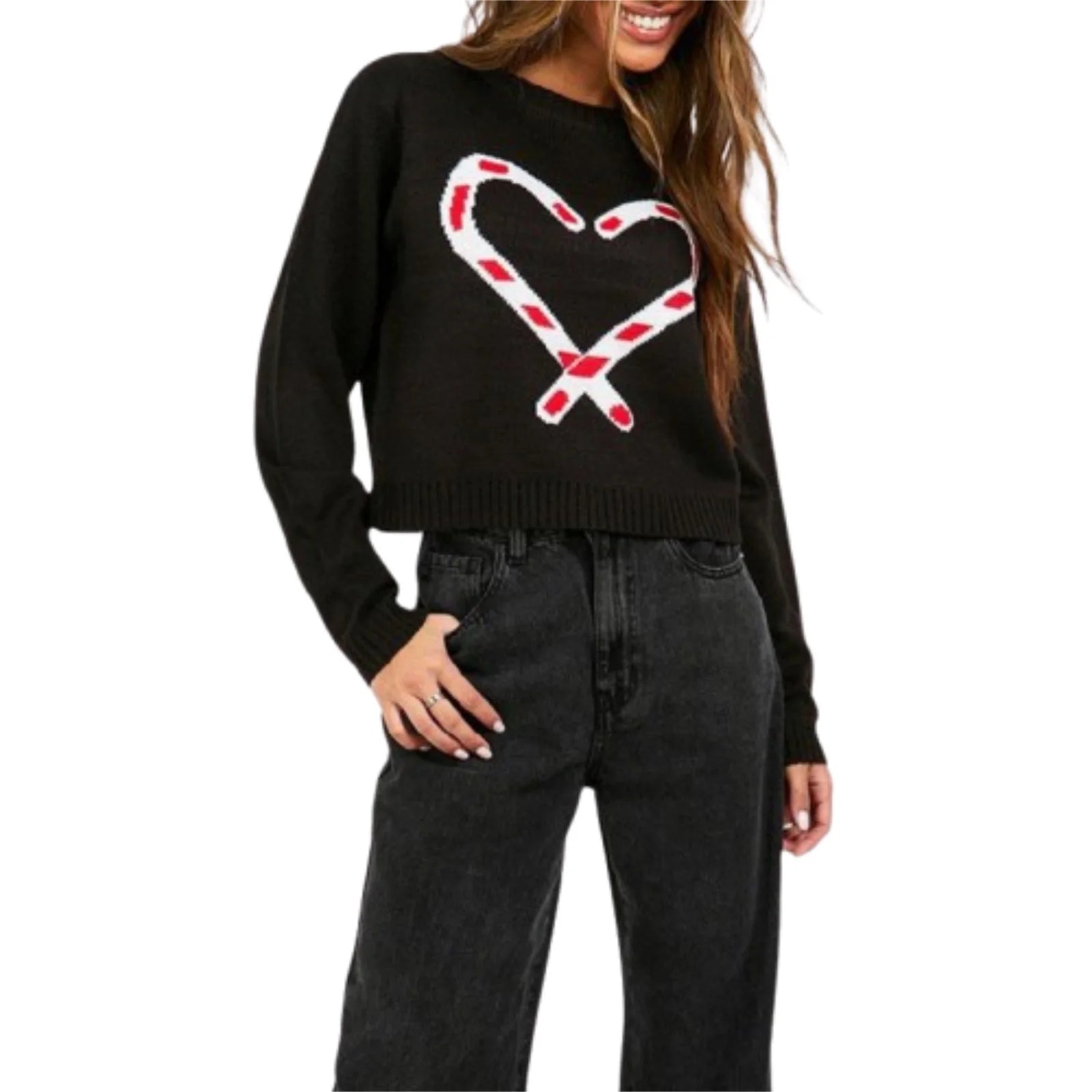 Snowflake Knit Christmas Pullover