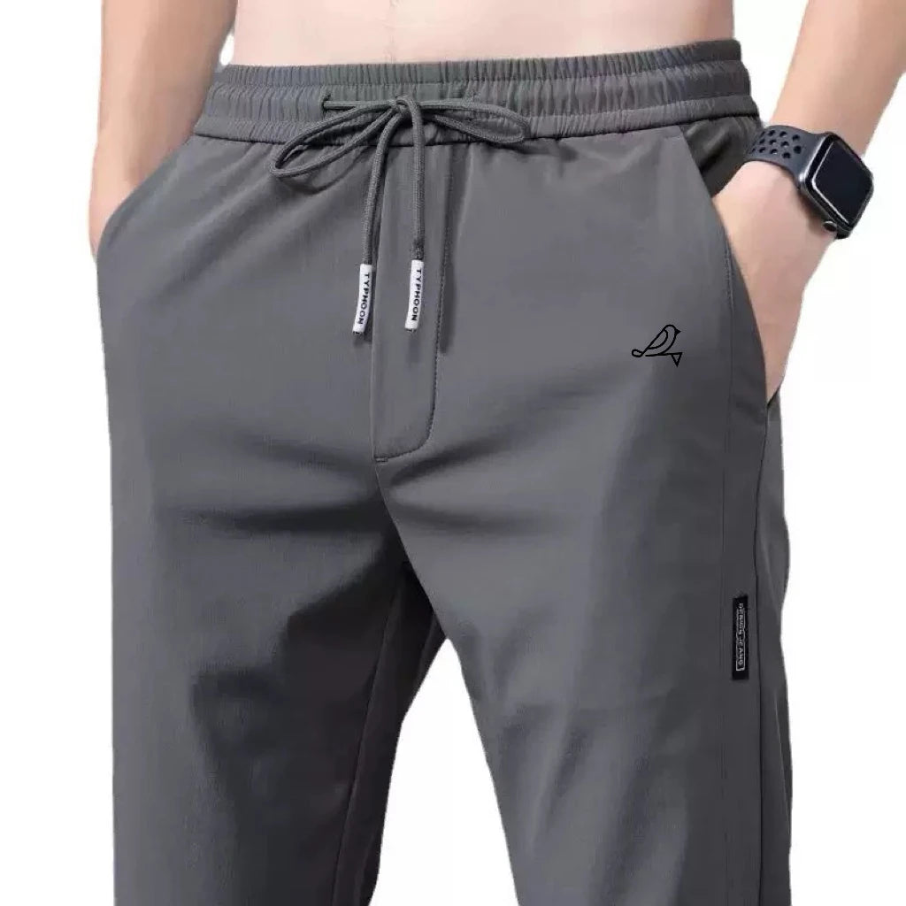 Men‘s Fitness Joggers Summer Breathable Quick Dry Stretch Slim Fit Straight Leg Pants Gym Workout Trousers 5XL