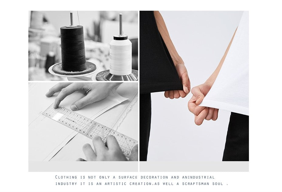 Monochrome Graphic Cotton Tee Men