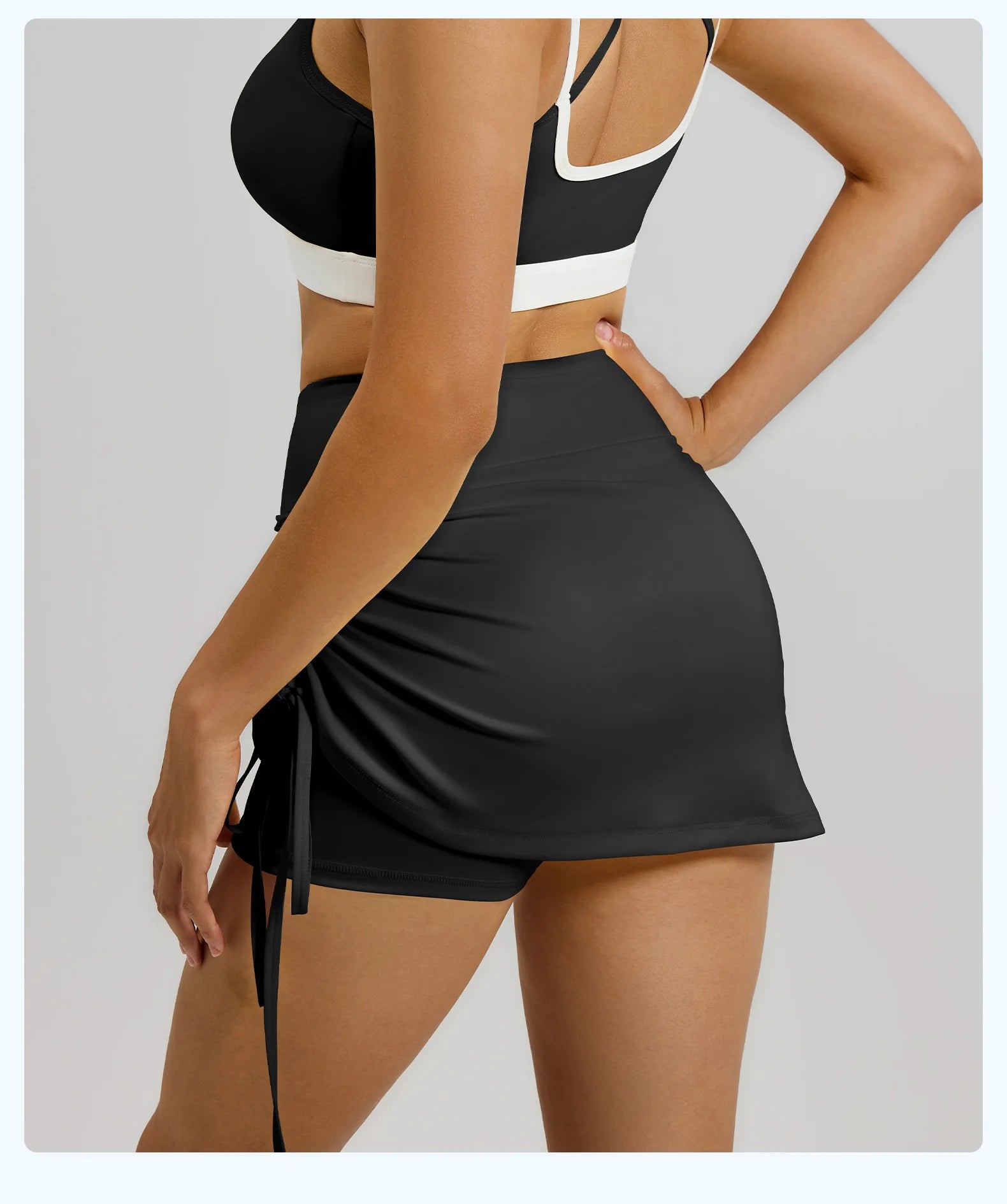 High Elastic Sports Skirt Shorts