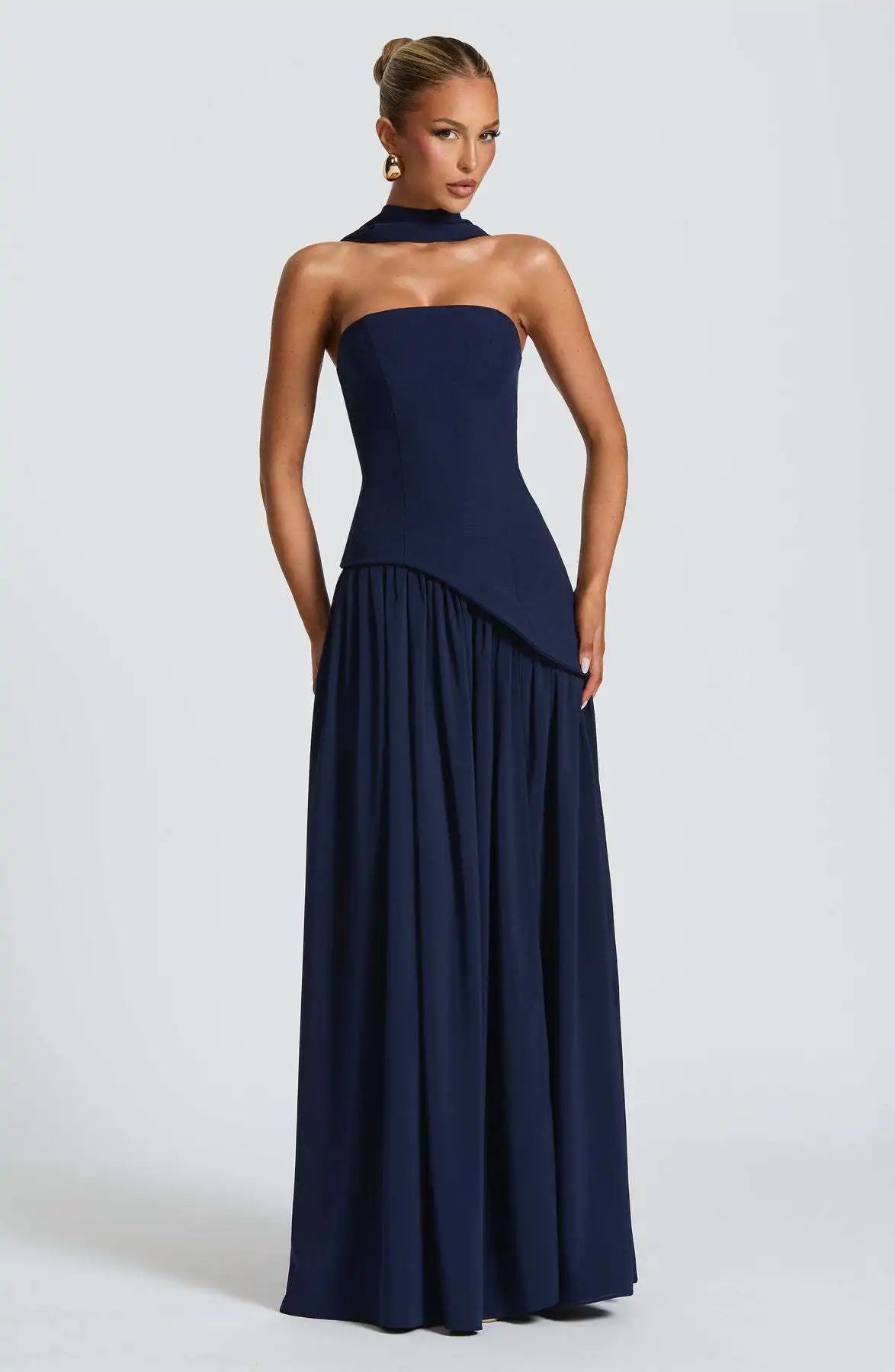 Chiffon Lace Ethereal Evening Gown