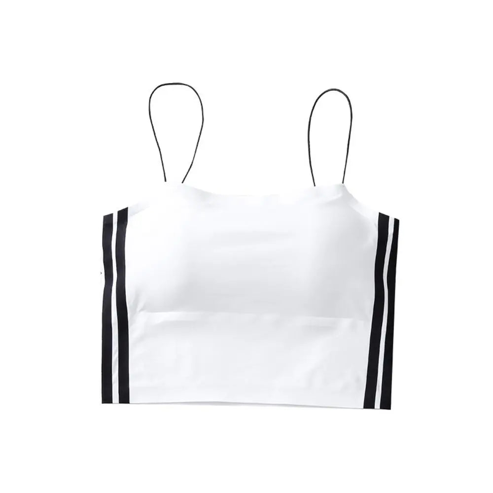 Beauty Back Ice Silk Bras Cloth Accessories For Women Vest Sexy Lingerie Cropped Brassieres Sports Bra
