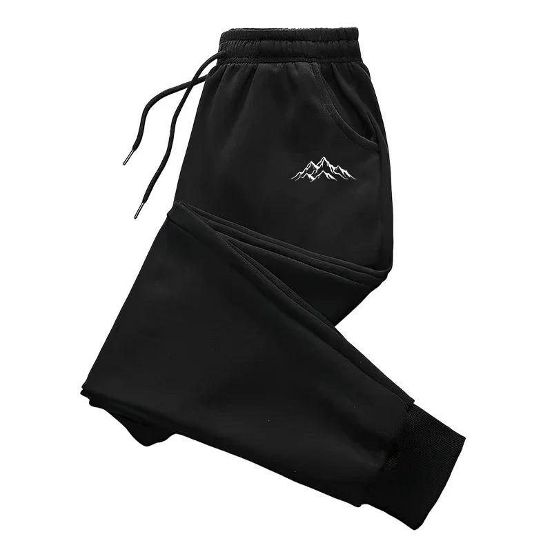 Solid Color Jogger Pants for Men, Classic Design, Versatile Trousers Matching Various Outfits