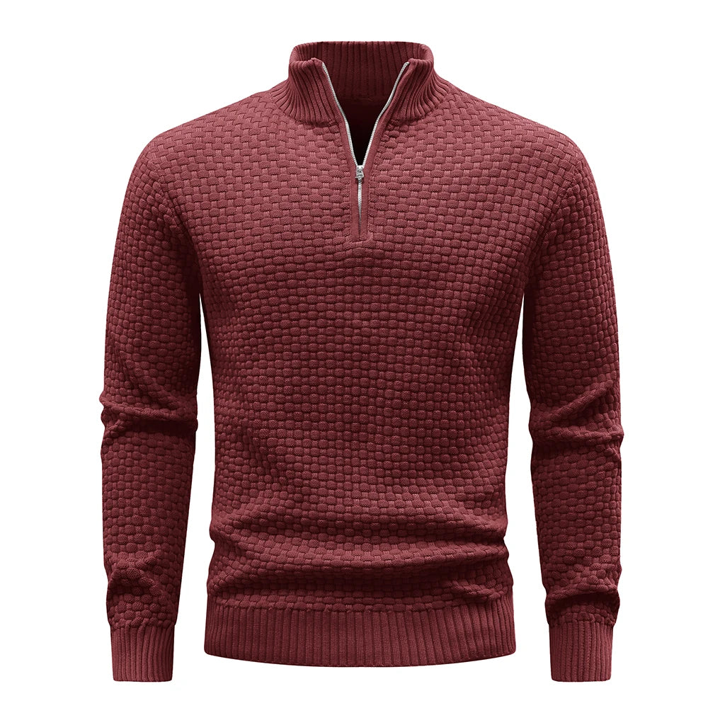 Quarter Zip Knit Pullover