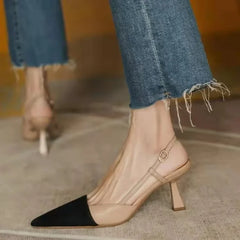High Heels Summer New Arrival Fashion Buckle Pointed Heel Sandals Women Comfort Simplicity Stilettos Sandalias De Mujer