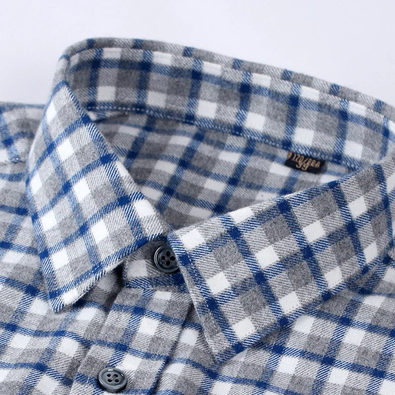 Striped Cotton Long Sleeve Shirt