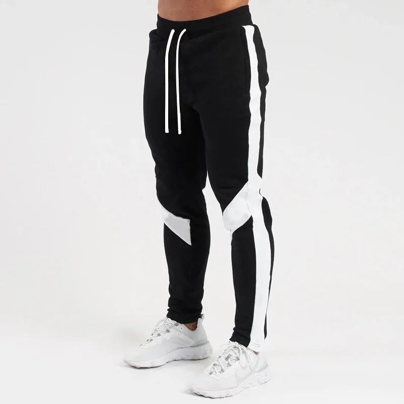 2025 Men's joggers, casual trousers, men's sportswear, trousers, shorts, tight trousers, black gym pants, running trousers