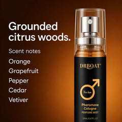 DRBOAT Men & Women Body Mist Set, 2×0.67 Fl Oz - Hair and Body Perfume | Fruity Floral & Citrus Woody Spray