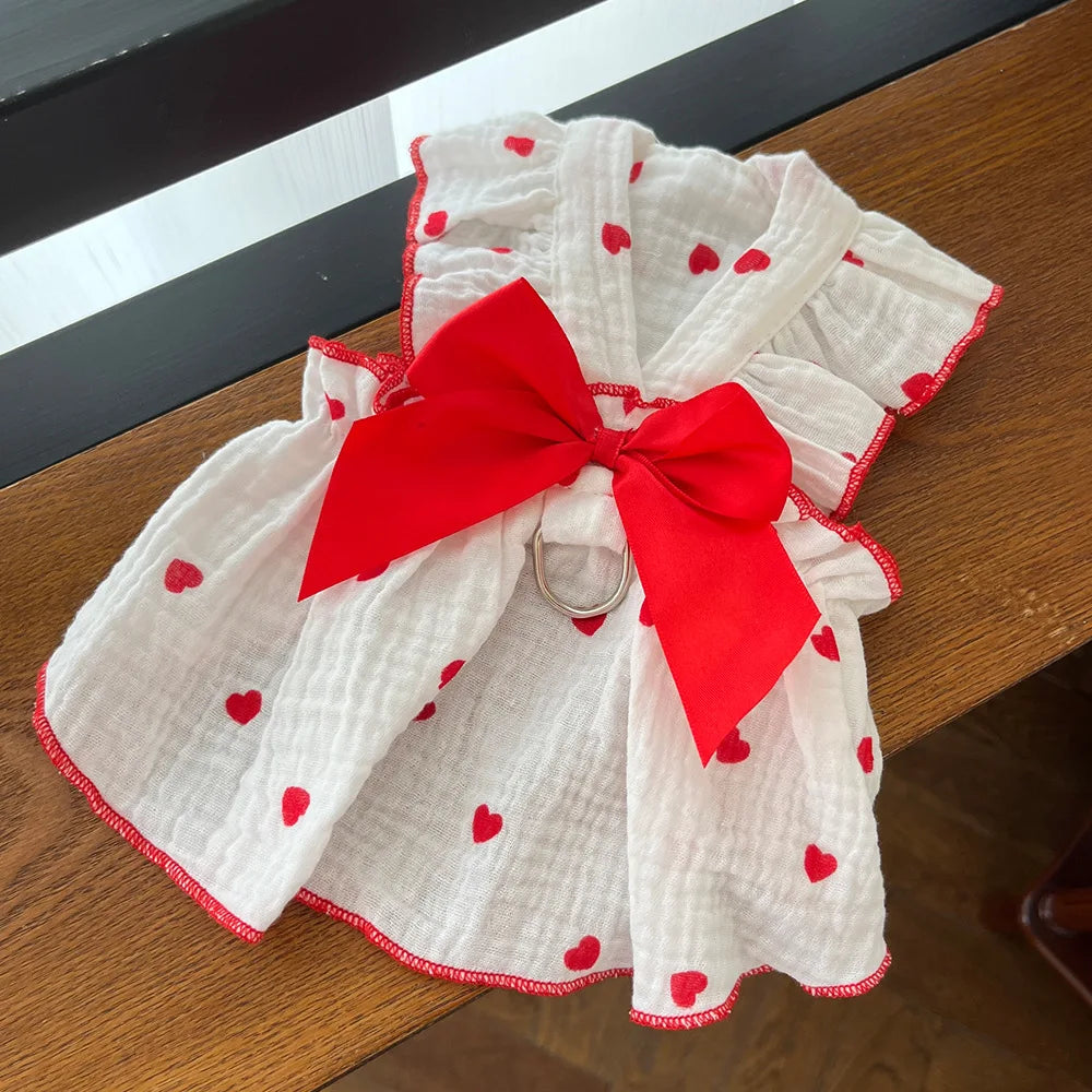 Sweet Cotton Pet Skirt Dress