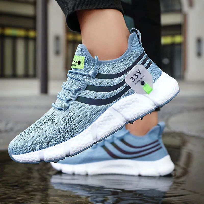 Lightweight Breathable Mesh Sports Sneakers