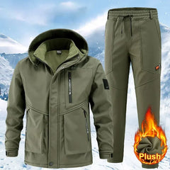 Winter Padded Hiking Jacket Suit