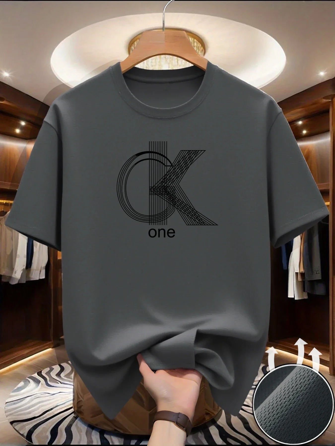2026 Men's Graphic T Shirts Casual Crew Neck Short Sleeves Summer Essential Fashionable Prints Comfortable Basic Tees for Daily