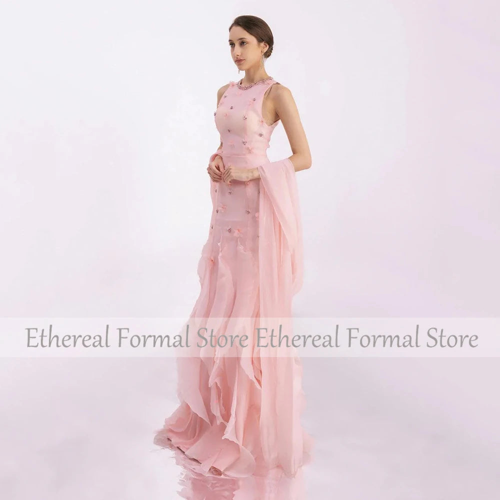Beaded Mermaid Formal Evening Gown