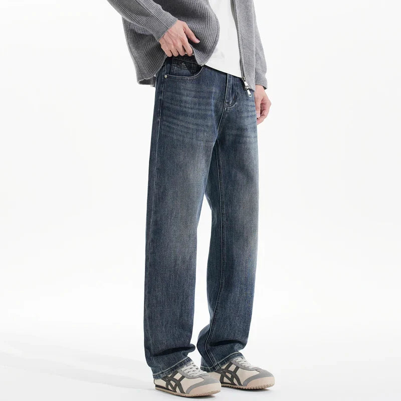 Fashion Casual Straight Jeans Autumn