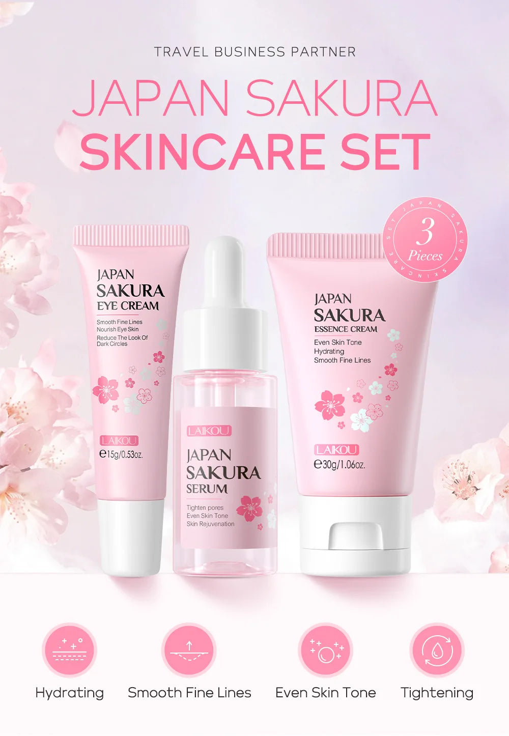Vitamin C Sakura Facial Care Set