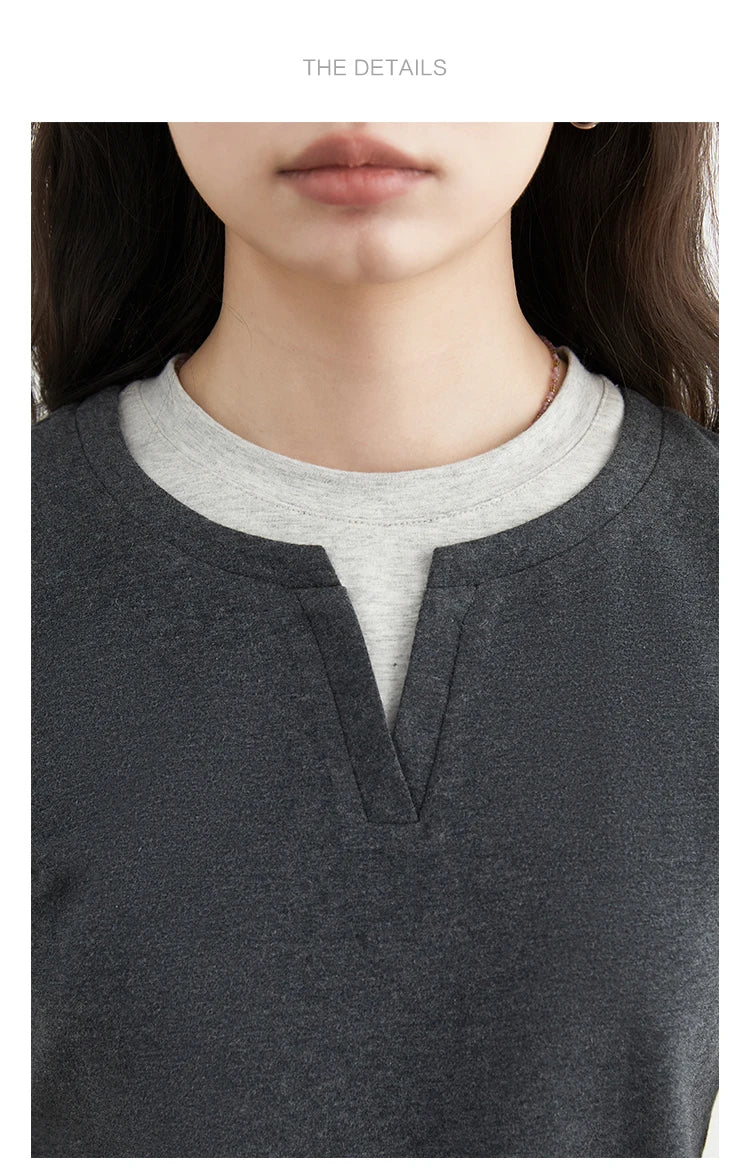 Color Contrast Patchwork Sport Tee