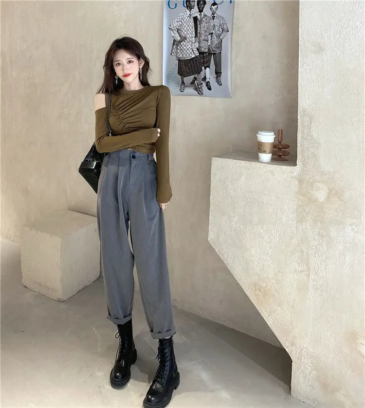 Slim Hollow Detail Tee Women