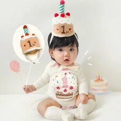 Cute Birthday Baby Cotton Bodysuit