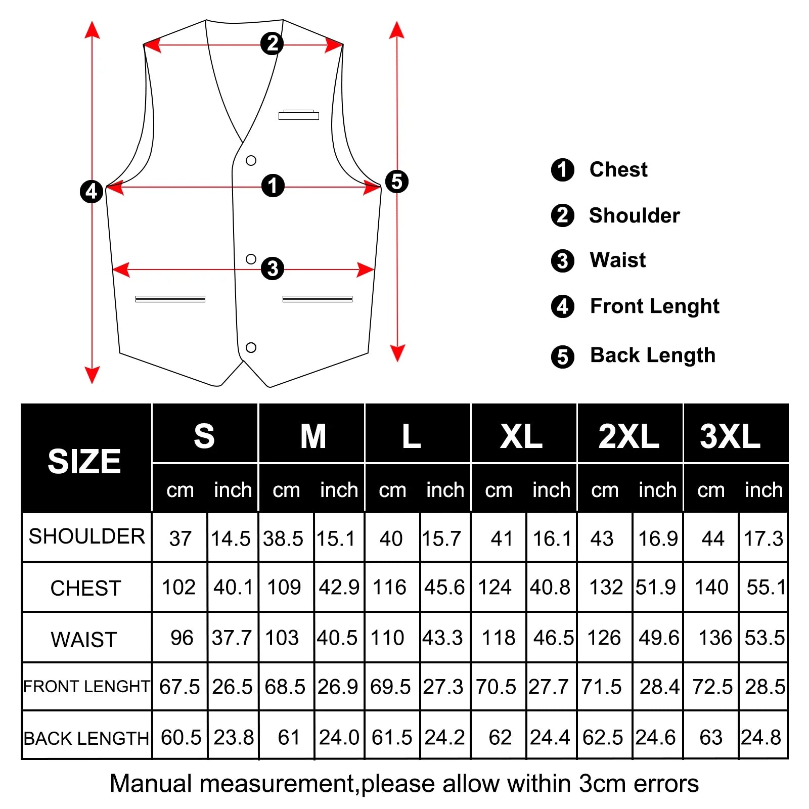 Luxury Formal Wedding Vest Set