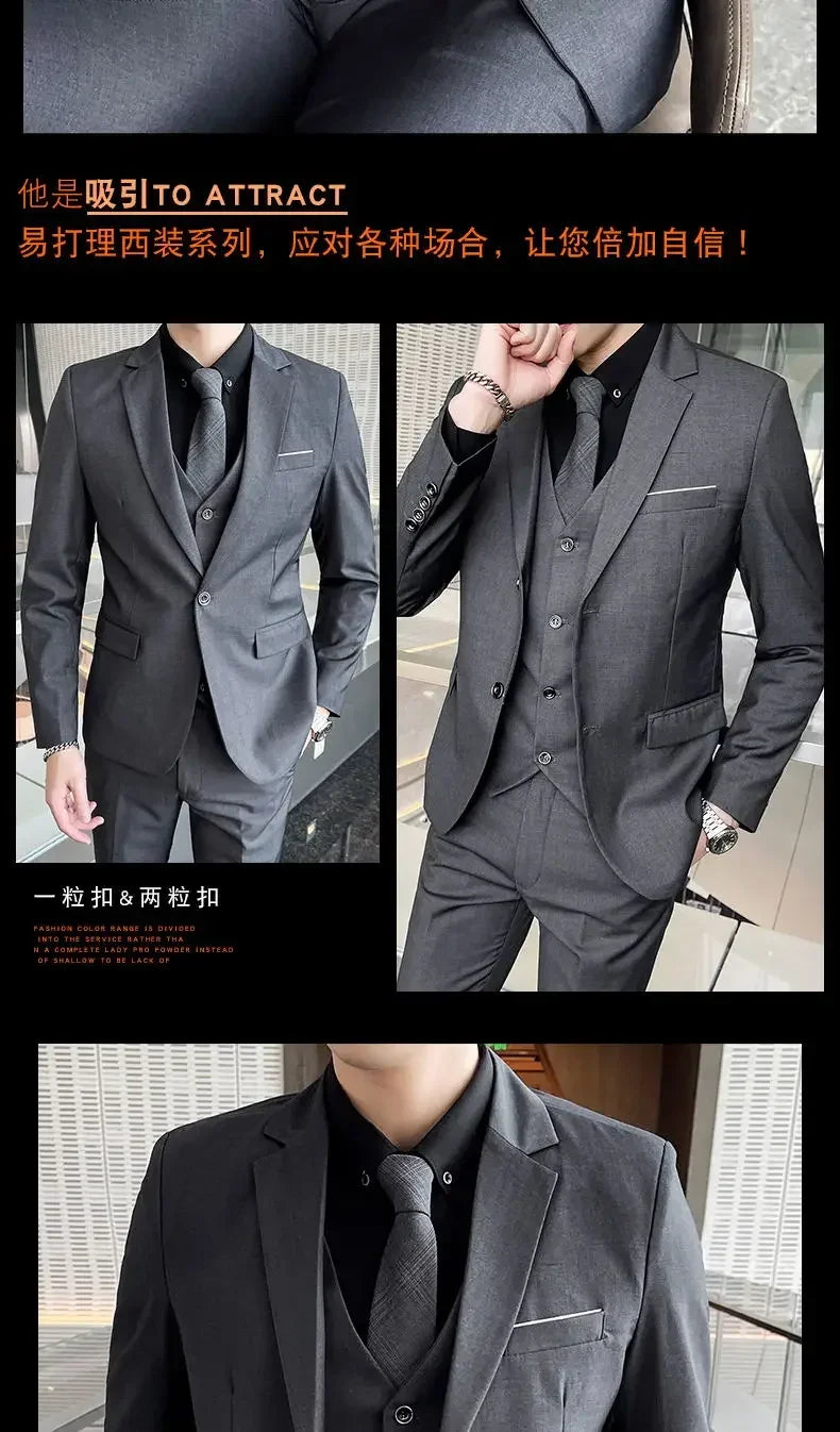 British Style Three Piece Suit