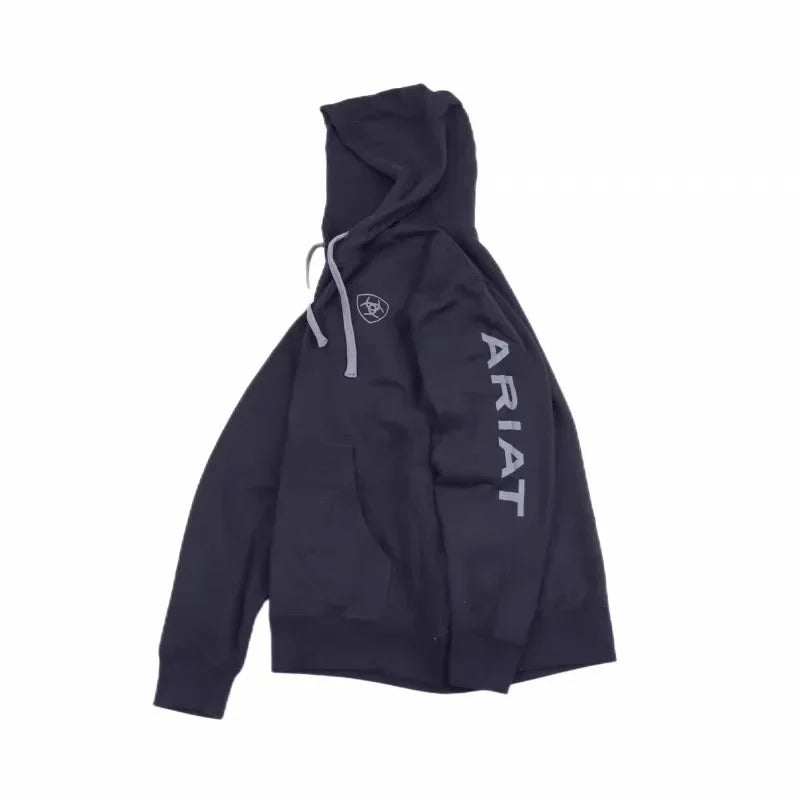 Men's Crew Neck Hoodie Printed Hoodie Trendy Sportswear Outdoor Sports Cotton Top Autumn and Winter Streetwear