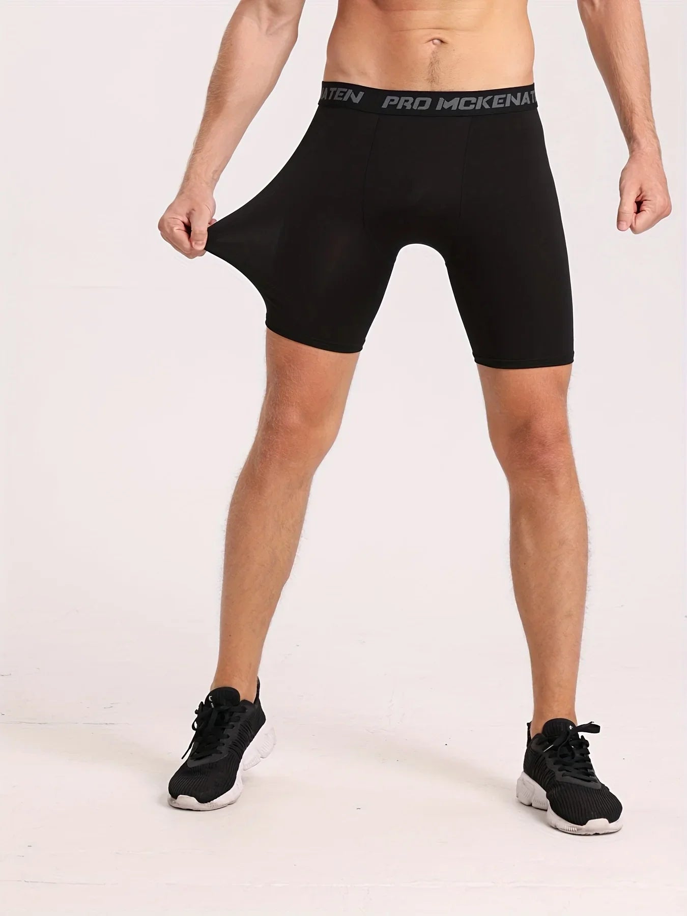 Men Compression Sports Boxer Briefs