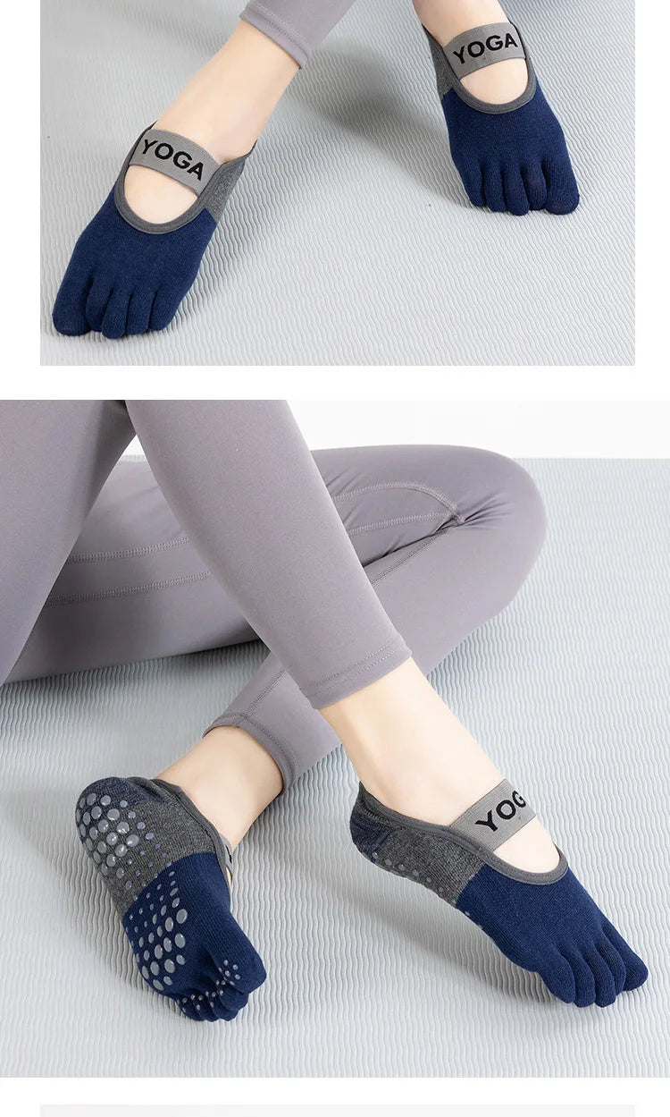 Grip Toe Yoga Socks Set