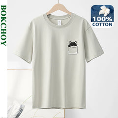 Pure Cotton Cat Graphic Tee
