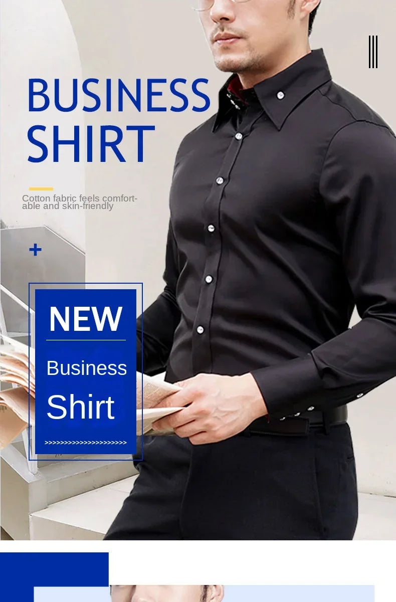 Korean Slim Non-Iron Dress Shirt