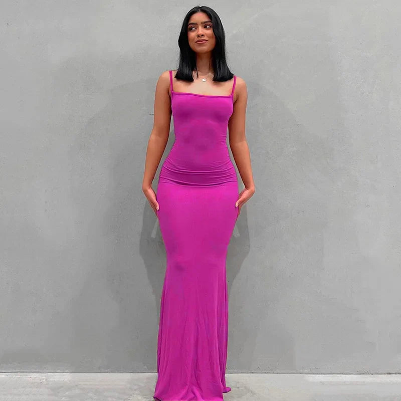 Elegant Mermaid Evening Maxi Dress