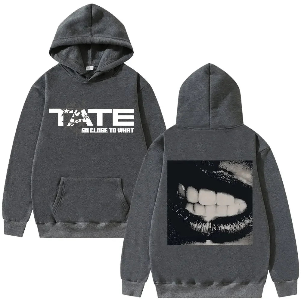 Tate McRaeConcert Miss Possessive Tour Hoodie Printed Unisex Fashion Loose Fit Sportswear Fleece Hoodie Autumn/Winter Sweatshirt