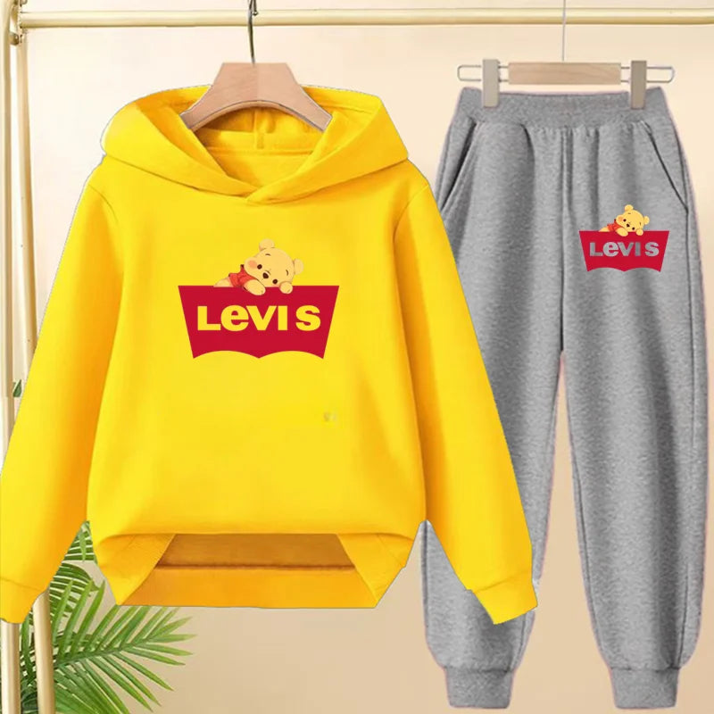 Kids Hooded Sportswear Set