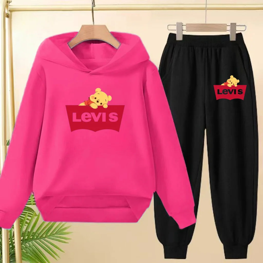 Kids Hooded Sportswear Set