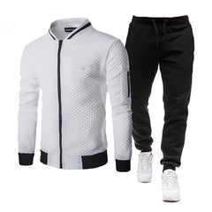 2025 New Mens Tracksuit Set Two Piece Tracksuit Men Fashion Jogging Suit Outfits Men Spring Autumn Baseball Sports Suit Set Wear