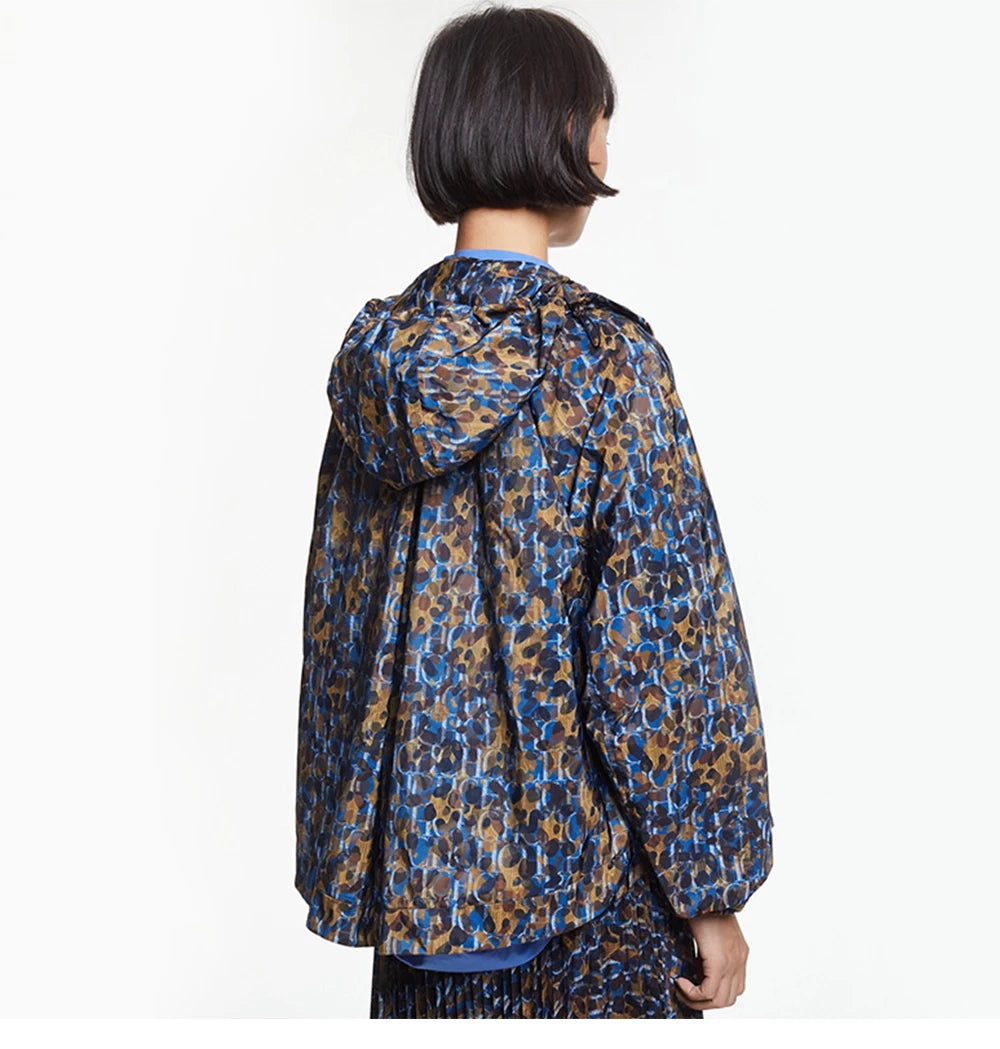 Elegant Hooded Casual Autumn Coat