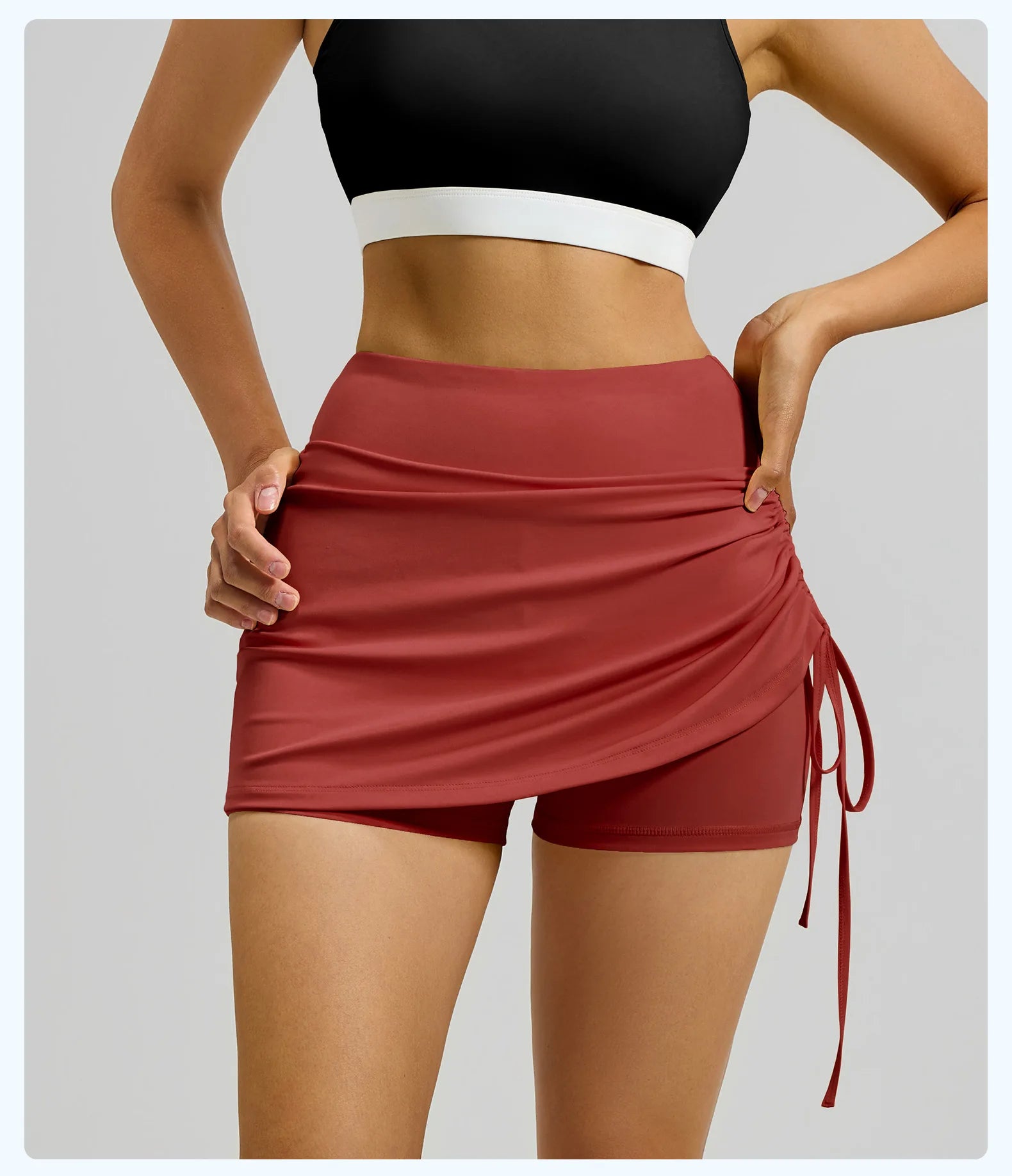 High Elastic Sports Skirt Shorts