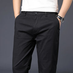 Everyday Stretch Straight Cotton Pants