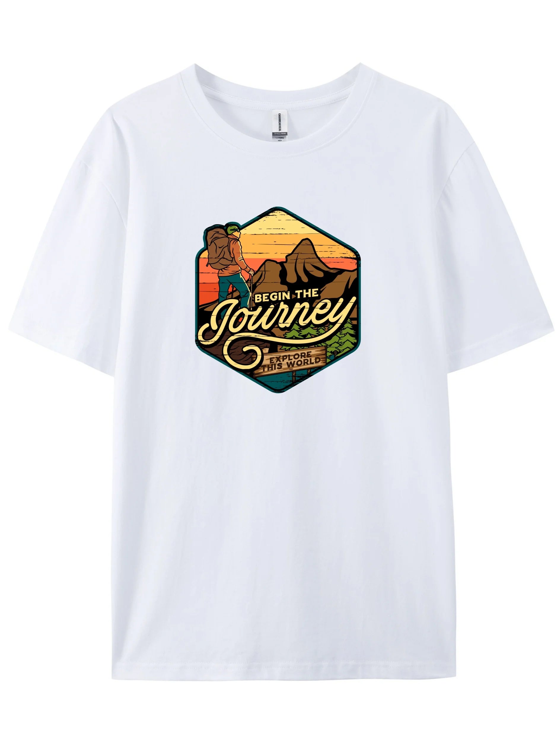 Retro Cartoon Graphic Crew Tee