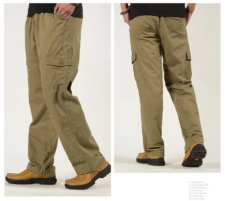 Multi Pocket Casual Cotton Overalls