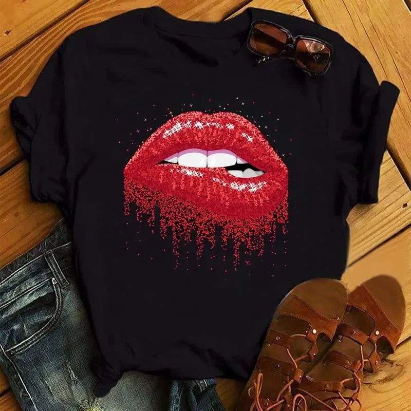 Lip Graphic Summer Tee