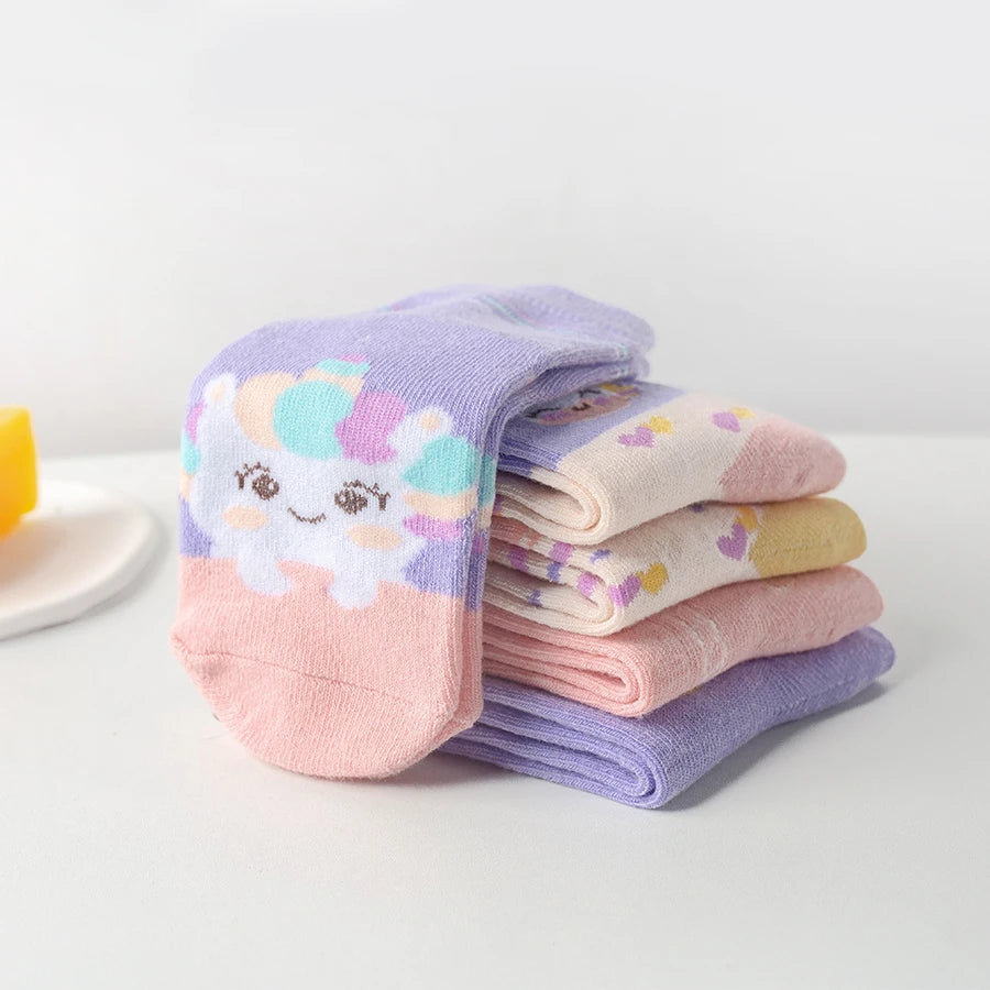 Unicorn Cartoon Kids Sock Set