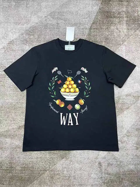Oversized Fruit Logo Cotton Tee