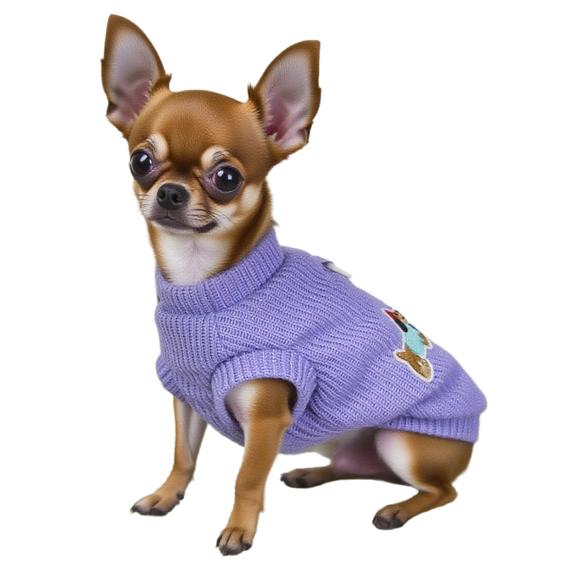 Knitted Winter Pullover Dog Sweater