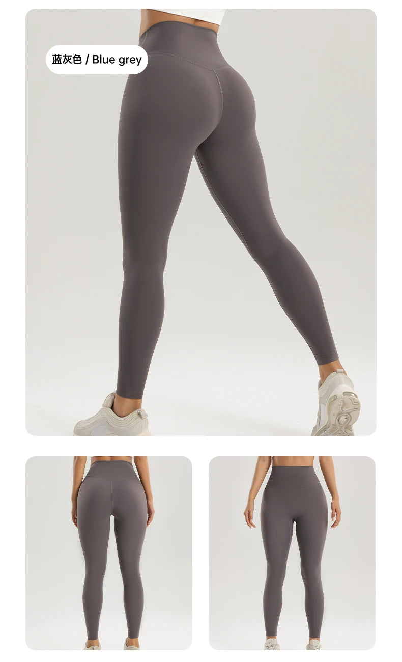 Yoga Leggings for Fitness Legging Sport Femme Slim Fit Pants Female Buttery Soft High Waist Leggins Push Up Gym Tights Women