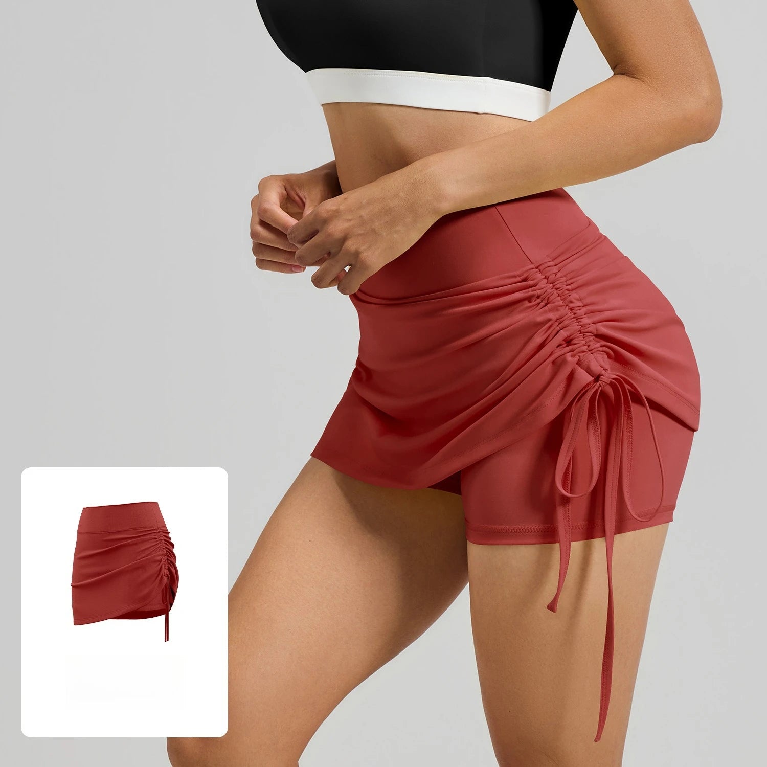 High Elastic Sports Skirt Shorts