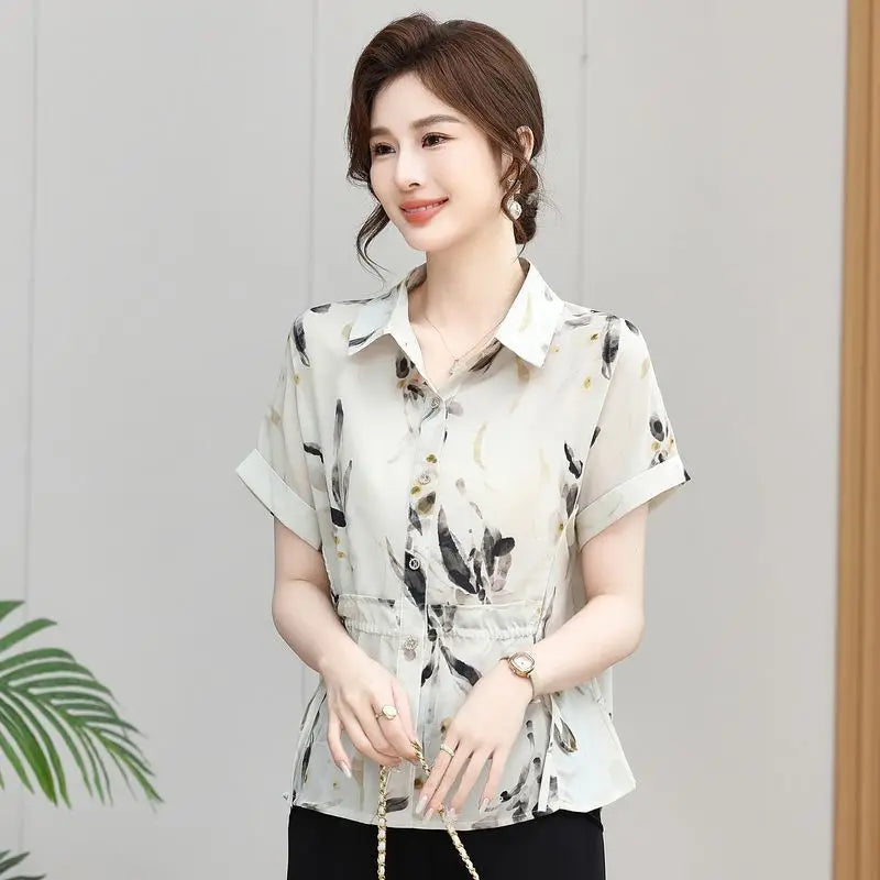 Printed Summer Casual Shirt Women