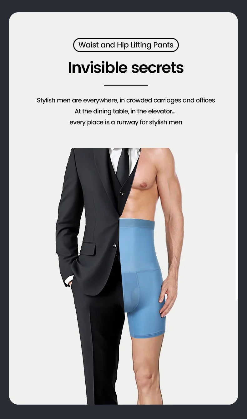 High Waist Sports Boxer Shorts
